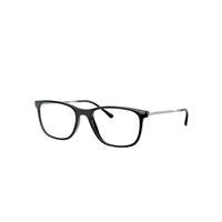 Ray-Ban Eyeglasses Unisex Rb7244 Optics - Silver Frame Clear Lenses Polarized 53-18