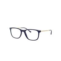 Ray-Ban Eyeglasses Unisex Rb7244 Optics - Gold Frame Clear Lenses Polarized 51-18