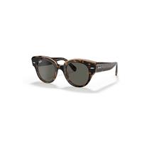 Ray-Ban Sunglasses Woman Roundabout - Havana On Transparent Brown Frame Grey Lenses 47-22