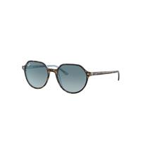 Ray-Ban Sunglasses Unisex Thalia - Tortoise Frame Blue Lenses 51-18