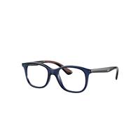Ray-Ban Eyeglasses Children Rb1604 Optics Kids - Black Frame Clear Lenses Polarized 46-16