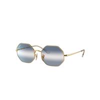 Ray-Ban Sunglasses Unisex Octagon 1972 Bi-gradient - Arista Gold Frame Blue Lenses 54-19