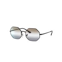Ray-Ban Sunglasses Unisex Octagon 1972 Bi-gradient - Black Frame Brown Lenses 54-19