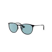 Ray-Ban Sunglasses Woman Erika Metal Evolve - Black Frame Blue Lenses 54-19