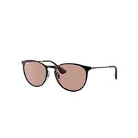 Ray-Ban Sunglasses Woman Erika Metal Evolve - Black Frame Brown Lenses 54-19