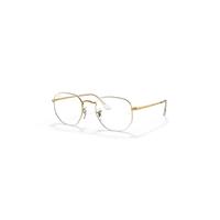 Ray-Ban Eyeglasses Unisex Hexagonal Optics - Gold Frame Clear Lenses 51-21
