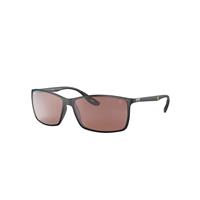 Ray-Ban Sunglasses Unisex Rb4179m Scuderia Ferrari Collection - Black Frame Silver Lenses Polarized 60-13