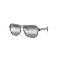 Ray-Ban Sunglasses Unisex State Side Bi-gradient - Grey Frame Blue Lenses 58-17