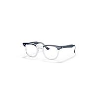 Ray-Ban Eyeglasses Unisex Hawkeye Optics - Blue Frame Clear Lenses Polarized 48-21