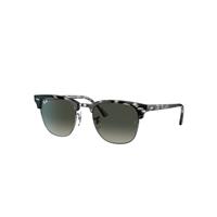 Ray-Ban Sunglasses Unisex Clubmaster Fleck - Havana Frame Grey Lenses 51-21