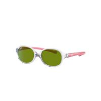Ray-Ban Sunglasses Children Rb9187s Kids - Red Frame Green Lenses 41-14