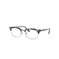 Ray-Ban Eyeglasses Unisex Clubmaster Square Optics - Havana Frame Clear Lenses 50-21