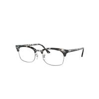 Ray-Ban Eyeglasses Unisex Clubmaster Square Optics - Havana Frame Clear Lenses 52-21