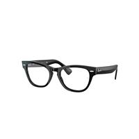 Ray-Ban Eyeglasses Unisex Laramie Optics - Black Frame Clear Lenses 54-20