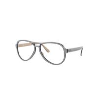 Ray-Ban Eyeglasses Unisex Vagabond Optics - Grey Frame Clear Lenses 58-15