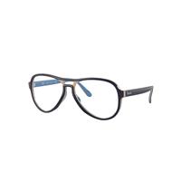 Ray-Ban Eyeglasses Unisex Vagabond Optics - Blue Frame Clear Lenses 55-15
