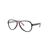 Ray-Ban Eyeglasses Unisex Vagabond Optics - Black Frame Clear Lenses 55-15