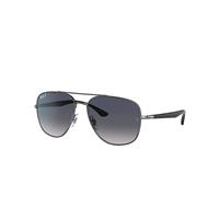 Ray-Ban Sunglasses Unisex Rb3683 - Black Frame Blue Lenses Polarized 56-15