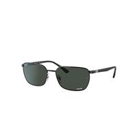 Ray-Ban Sunglasses Unisex Rb3684ch Chromance - Black Frame Grey Lenses Polarized 58-18