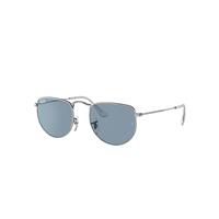 Ray-Ban Sunglasses Unisex Elon - Silver Frame Blue Lenses 50-20