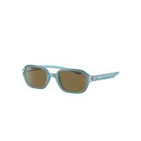 Ray-Ban Sunglasses Children Rb9074s Kids - Light Blue Frame Brown Lenses 39-16