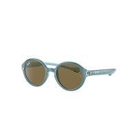 Ray-Ban Sunglasses Children Rb9075s Kids - Light Blue Frame Brown Lenses 37-16