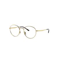 Ray-Ban Eyeglasses Unisex Rb3681 Optics - Arista Gold Frame Clear Lenses 48-20