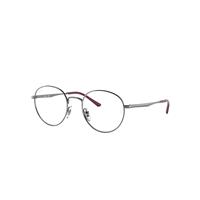 Ray-Ban Eyeglasses Unisex Rb3681 Optics - Gunmetal Frame Clear Lenses 48-20