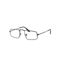 Ray-Ban Eyeglasses Unisex Julie Optics - Black Frame Clear Lenses 49-20