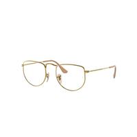 Ray-Ban Eyeglasses Unisex Elon Optics - Gold Frame Clear Lenses 47-20