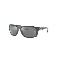Ray-Ban Sunglasses Unisex Rb4364m Scuderia Ferrari Collection - Grey Frame Silver Lenses 60-17