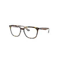 Ray-Ban Eyeglasses Unisex Rb4362 Optics - Havana Frame Clear Lenses Polarized 51-18