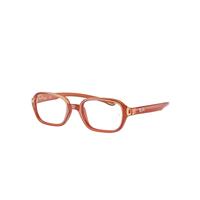 Ray-Ban Eyeglasses Children Rb9074 Optics Kids - Orange Frame Clear Lenses Polarized 37-16