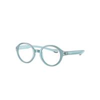Ray-Ban Eyeglasses Children Rb9075 Optics Kids - Light Blue Frame Clear Lenses Polarized 35-16