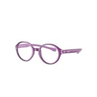 Ray-Ban Eyeglasses Children Rb9075 Optics Kids - Violet Frame Clear Lenses Polarized 37-16