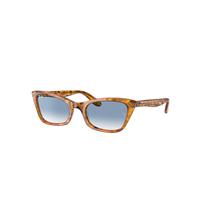 Ray-Ban Sunglasses Woman Lady Burbank - Tortoise Frame Clear Lenses 52-20