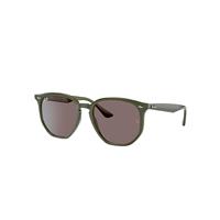 Ray-Ban Sunglasses Unisex Rb4306 - Military Green Frame Violet Lenses 54-19