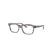 Ray-Ban Eyeglasses Unisex Burbank Optics - Grey Frame Demo Lens Lenses 52-19