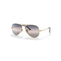 Ray-Ban Sunglasses Unisex Rb3689 Bi-gradient - Arista Gold Frame Pink Lenses 62-14