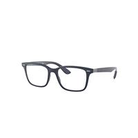 Ray-Ban Eyeglasses Unisex Rb7144 Optics - Blue Frame Clear Lenses 53-18