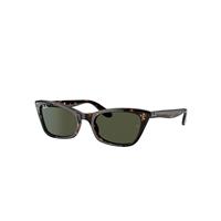 Ray-Ban Sunglasses Woman Lady Burbank - Havana Frame Green Lenses 52-20