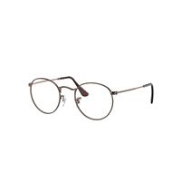 Ray-Ban Eyeglasses Unisex Round Metal Optics - Antique Copper Frame Demo Lens Lenses 47-21