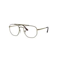 Ray-Ban Eyeglasses Unisex Marshal Optics - Antique Gold Frame Clear Lenses 51-21
