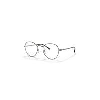 Ray-Ban Eyeglasses Unisex Round Metal Optics II - Antique Gunmetal Frame Clear Lenses 49-20