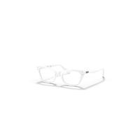Ray-Ban Eyeglasses Children Miss Burbank Optics Kids - White Frame Clear Lenses Polarized 43-18