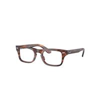 Ray-Ban Eyeglasses Children Burbank Optics Kids - Striped Havana Frame Clear Lenses Polarized 41-19