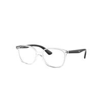 Ray-Ban Eyeglasses Children Rb1598 Optics Kids - Black Frame Clear Lenses Polarized 49-16