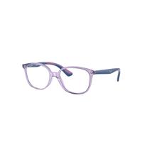 Ray-Ban Eyeglasses Children Rb1598 Optics Kids - Blue Frame Clear Lenses Polarized 49-16