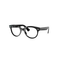 Ray-Ban Eyeglasses Unisex Orion Optics - Black Frame Clear Lenses Polarized 50-22