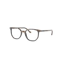Ray-Ban Eyeglasses Unisex Elliot Optics - Brown Grey Havana Frame Demo Lens Lenses Polarized 48-19